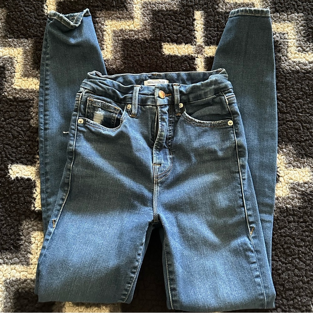 Good American Good Waist Skinny Jeans